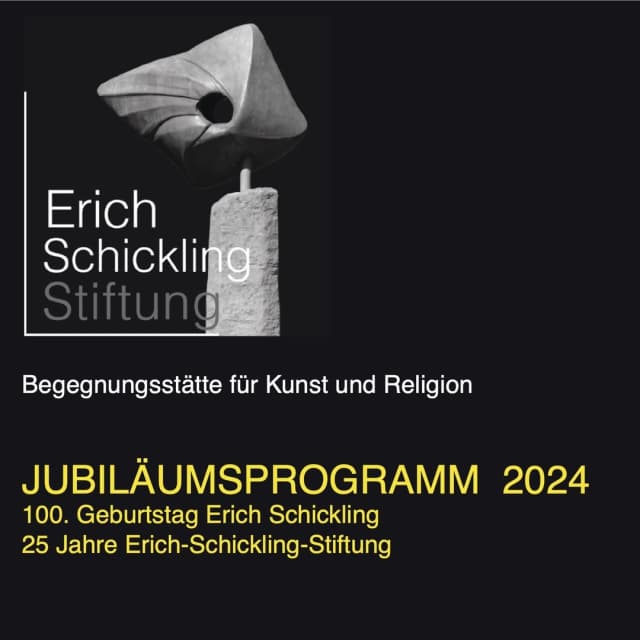 Programm 2024 als Flyer. Demnächst auch auf der neuen Homepage.

#erichschickling #schicklingstiftung #erichschicklingstiftung #ottobeuren #günztal #kunststiftung #architektur #philosophie #mythologie #natur #allgaeutourist #religion #kunst #malerei #mystik #theologie #dichtung #veranstaltungen #konzerte #hinterglasmalerei #glasmalerei #glasfenster #kirchenfenster